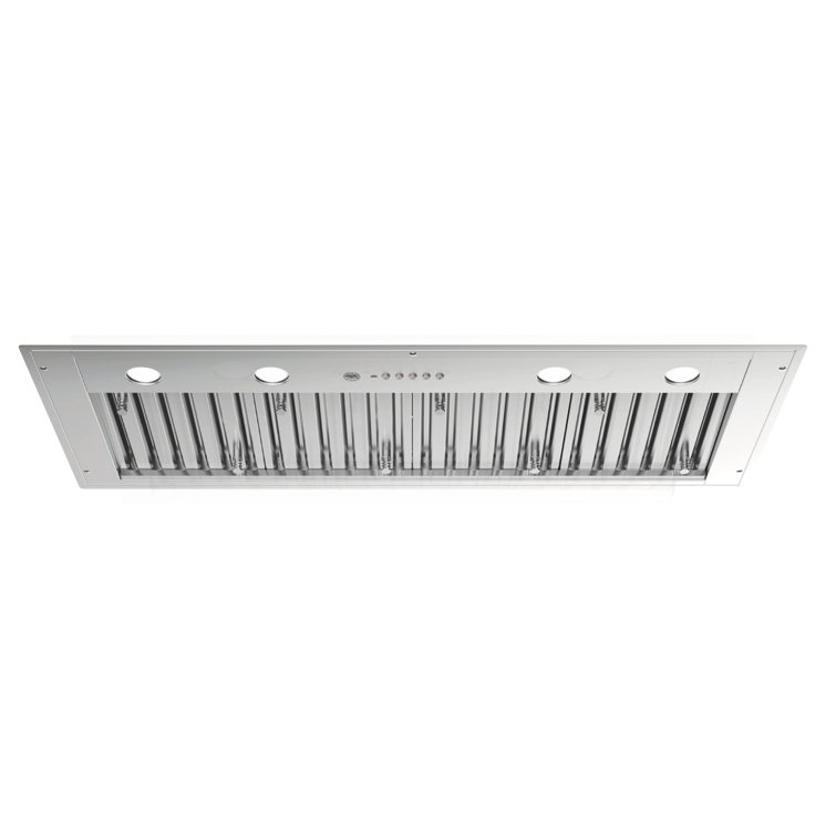 Bertazzoni 48" 1200 CFM Ducted Insert Range Hood in Stainless Steel
